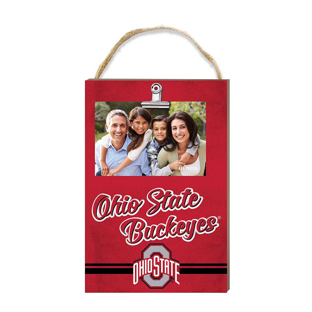 Hanging Clip-It Photo Colored Logo Ohio State Buckeyes