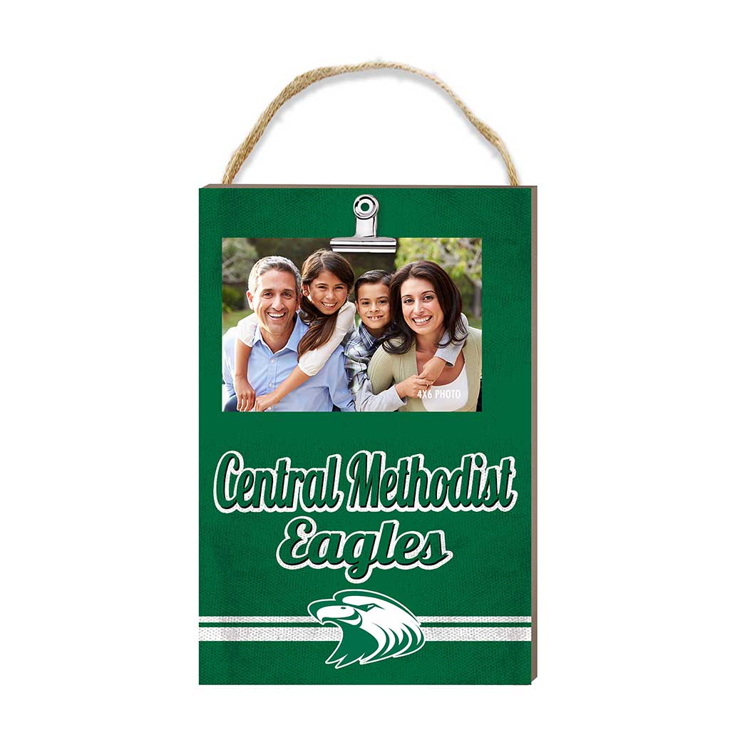Hanging Clip-It Photo Colored Logo Central Methodist University Eagles
