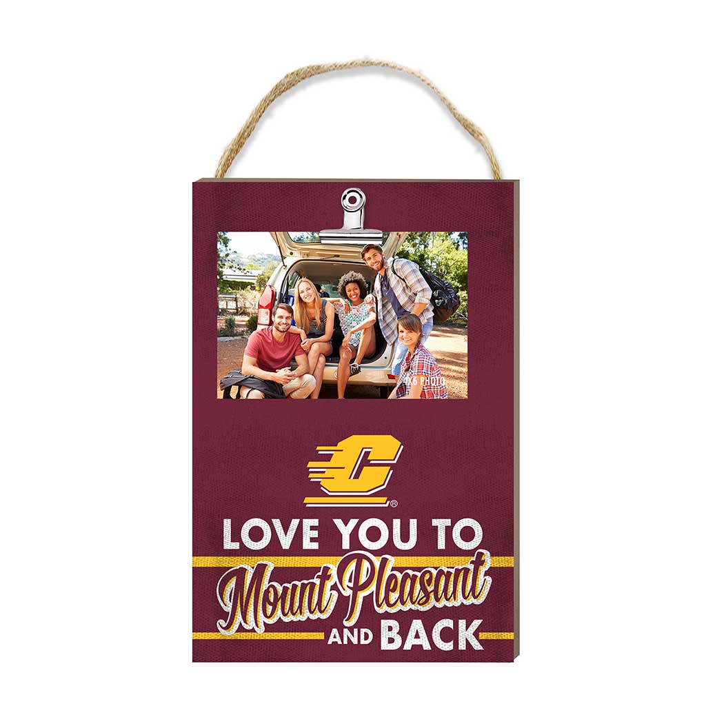 Hanging Clip-It Photo Love You To Central Michigan Chippewas