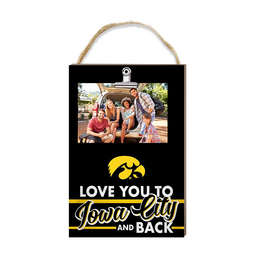 Hanging Clip-It Photo Love You To Iowa Hawkeyes