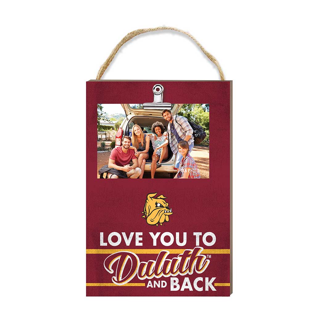 Hanging Clip-It Photo Love You To Minnesota (Duluth) Bulldogs