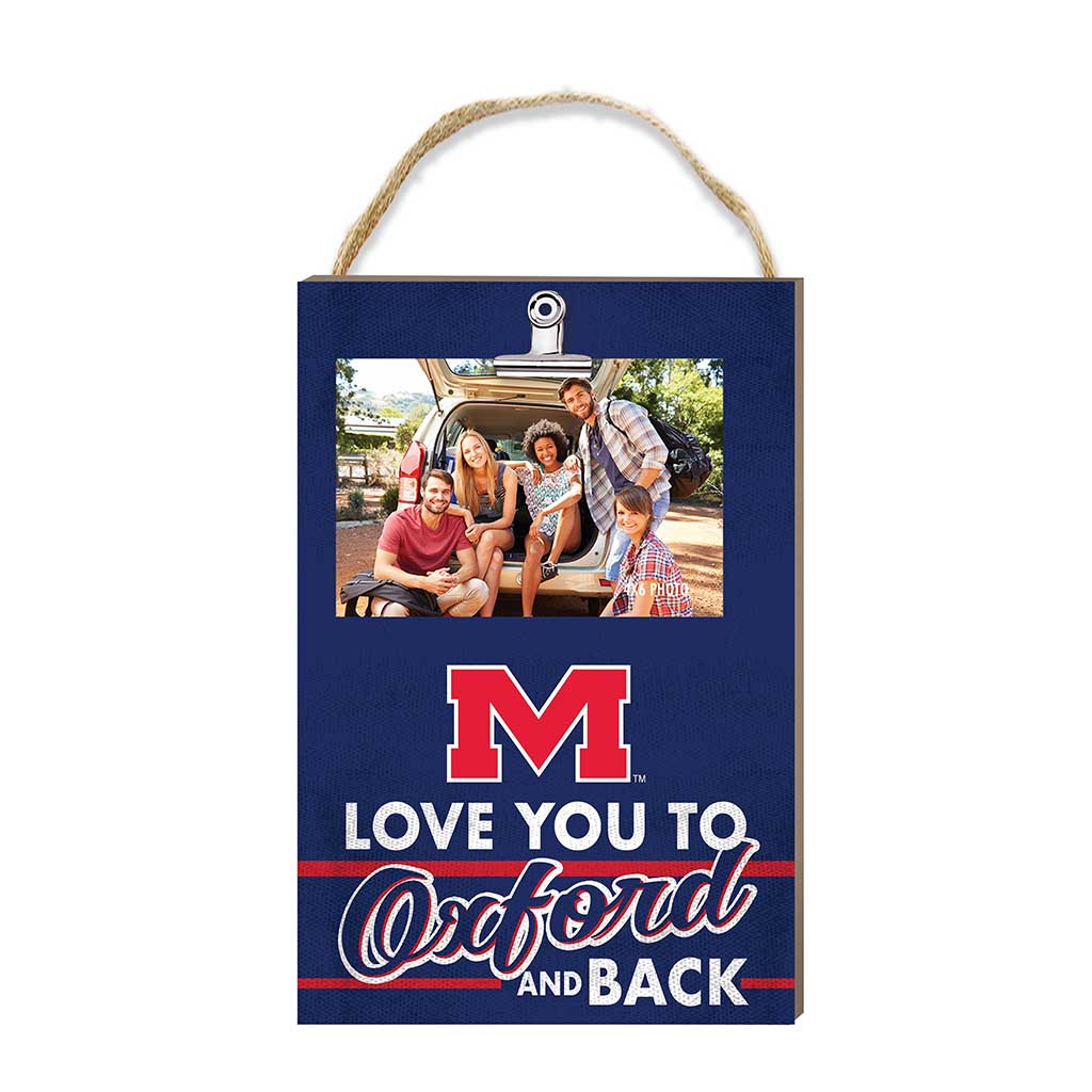 Hanging Clip-It Photo Love You To Mississippi Rebels