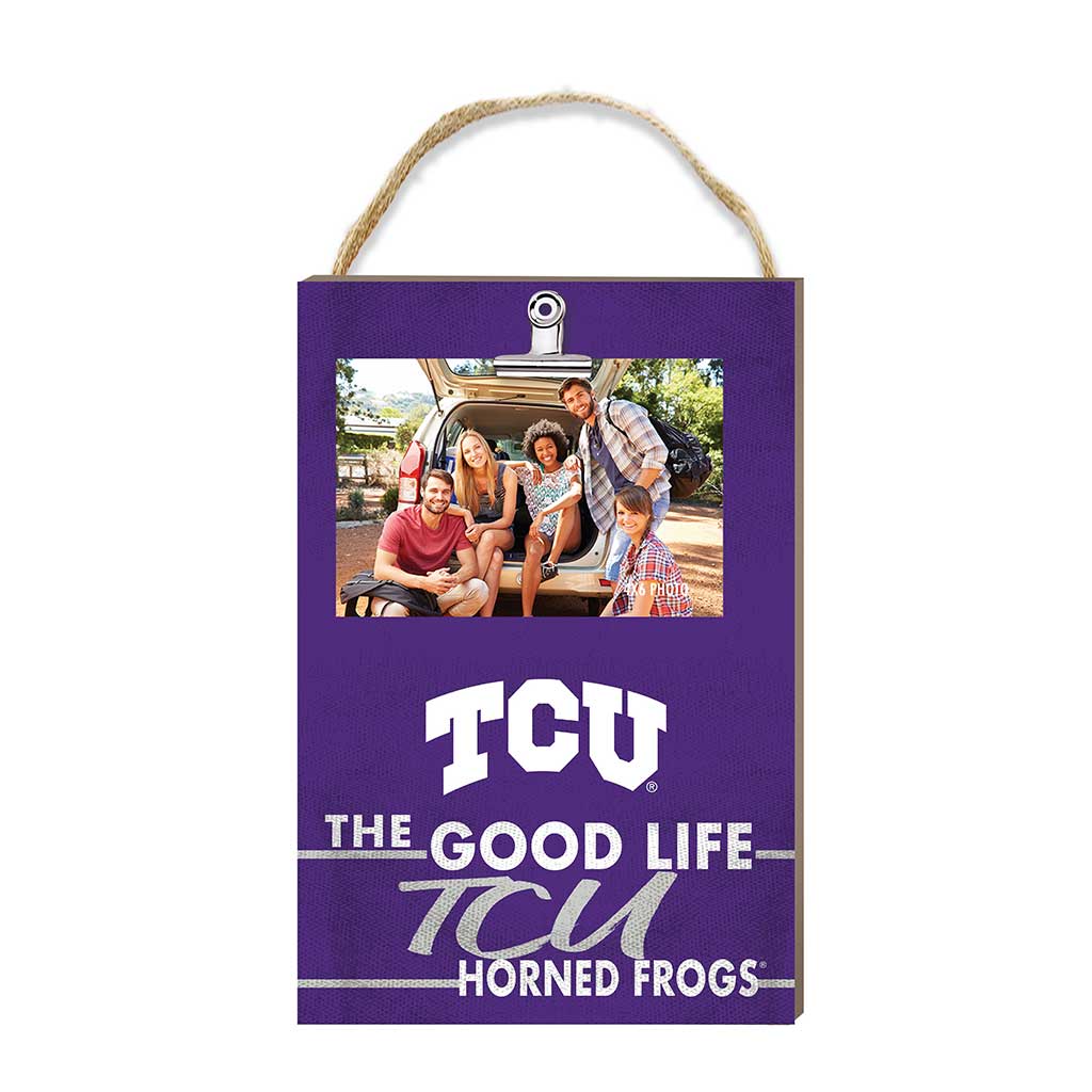 Hanging Clip-It Photo The Good Life Texas Christian Horned Frogs