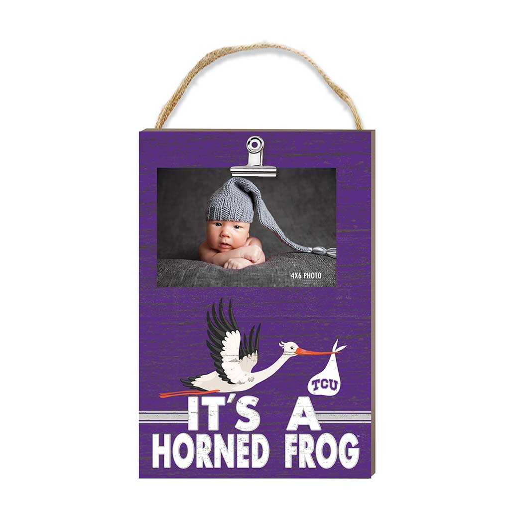 Hanging Clip-It Photo It's A Texas Christian Horned Frogs