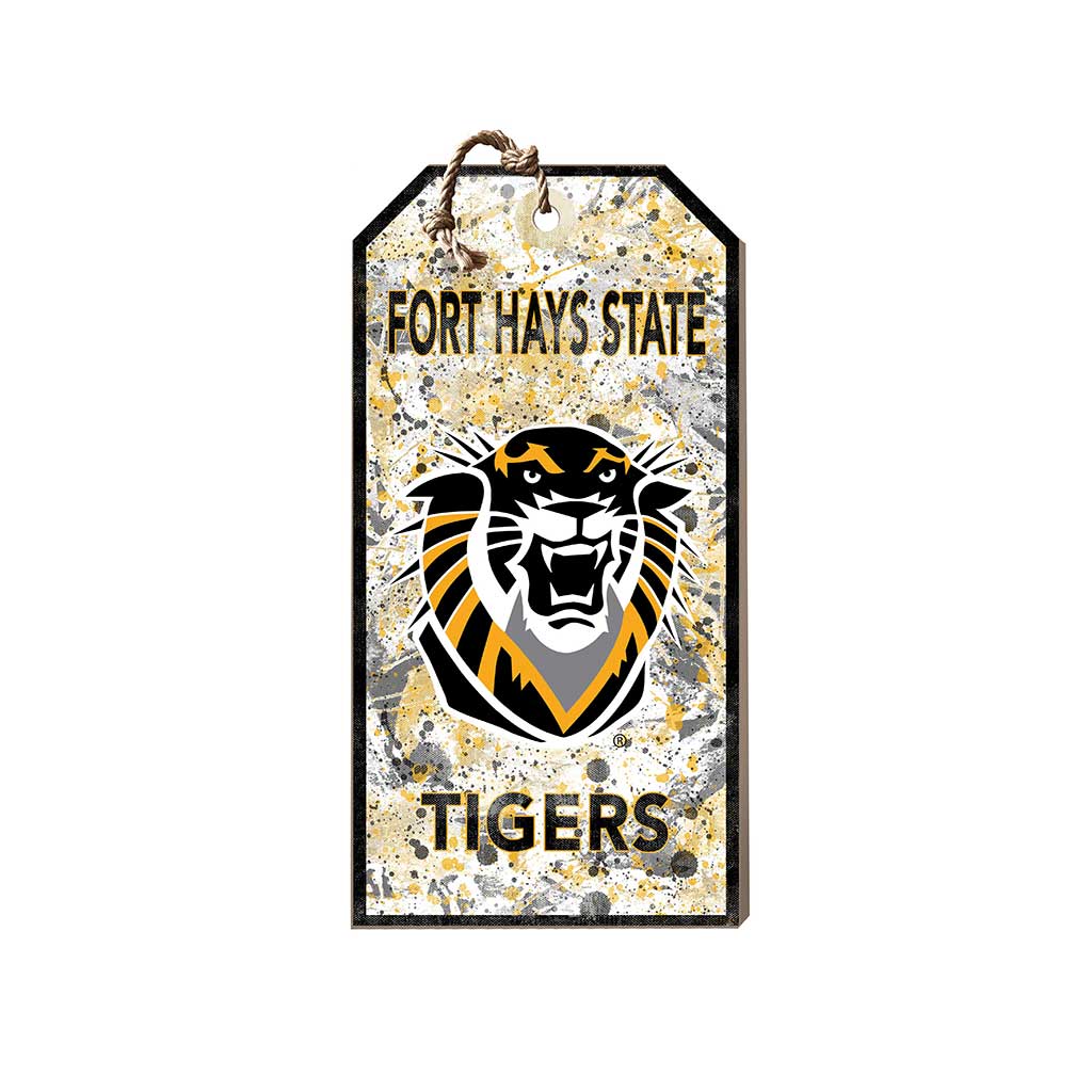 Small Hanging Tag Graffiti Team Spirit Fort Hays State Tigers