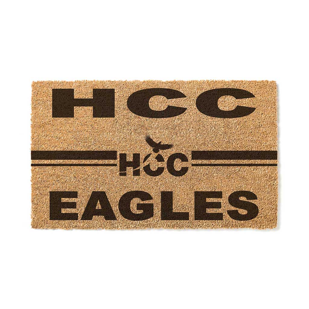 Team Coir Doormat Team Logo Houston Community College Eagles