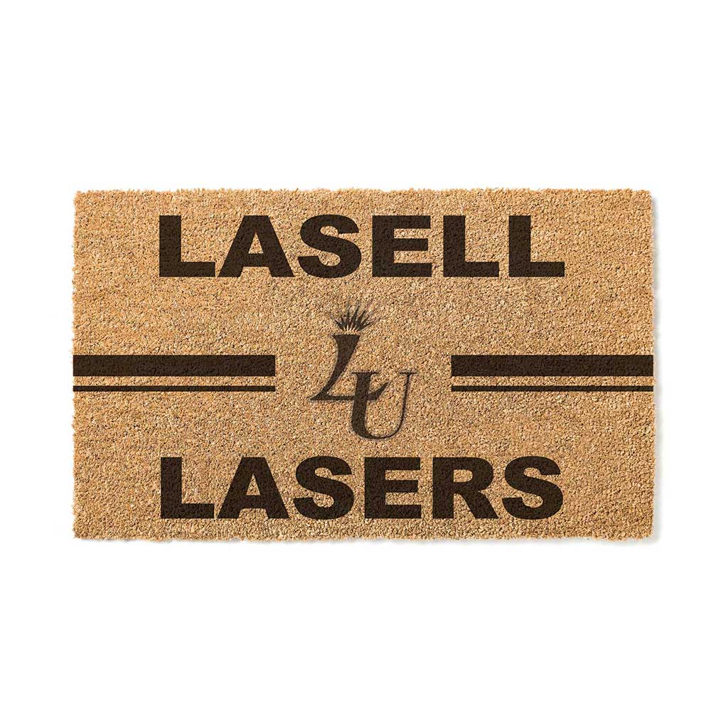 Team Coir Doormat Team Logo Lasell College Lasers