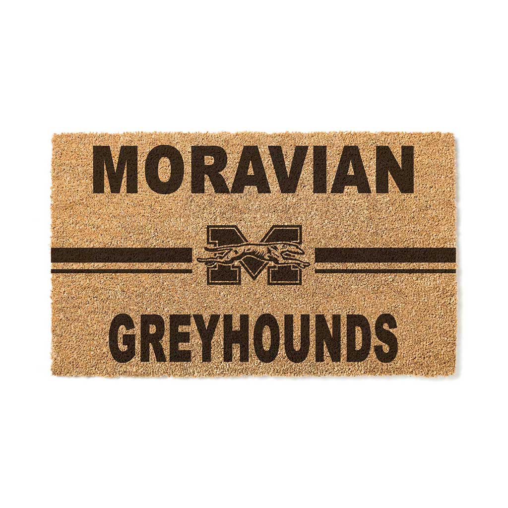 Team Coir Doormat Team Logo Moravian College Greyhounds