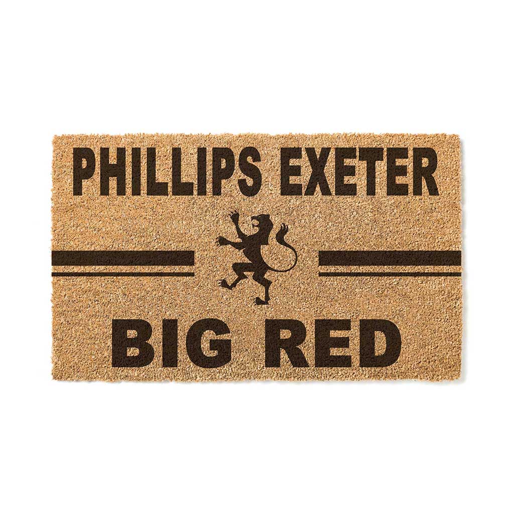 Team Coir Doormat Team Logo Phillips Exeter Academy Big Reds