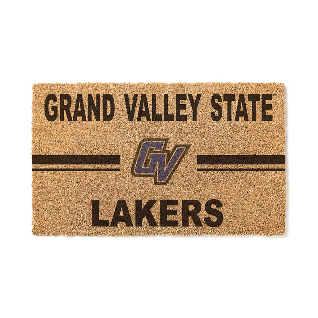 Team Coir Doormat Team Logo Grand Valley State Lakers