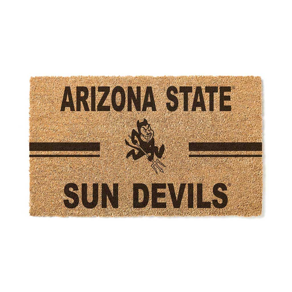 Team Coir Doormat Team Logo Arizona State Sun Devils