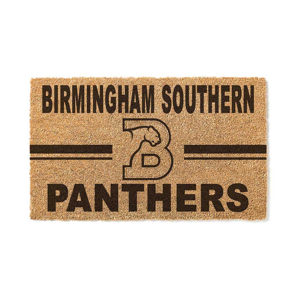 Team Coir Doormat Team Logo Birmingham Southern College Panthers