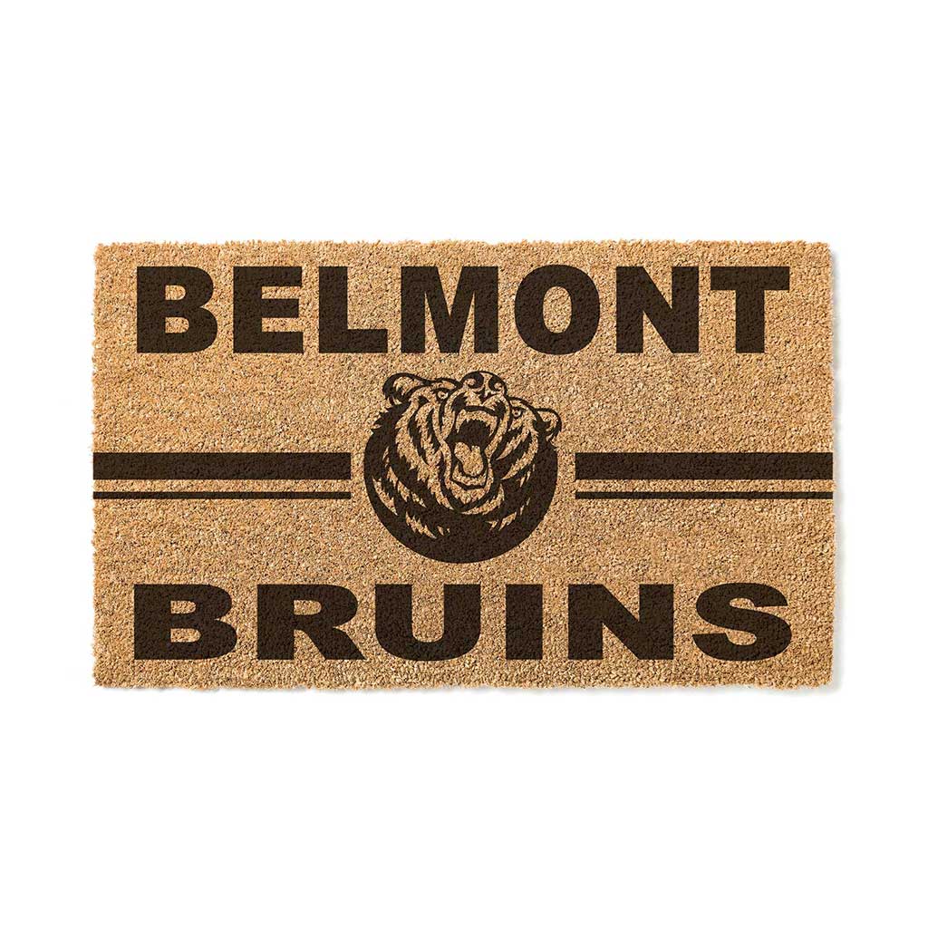 Team Coir Doormat Team Logo Belmont Bruins
