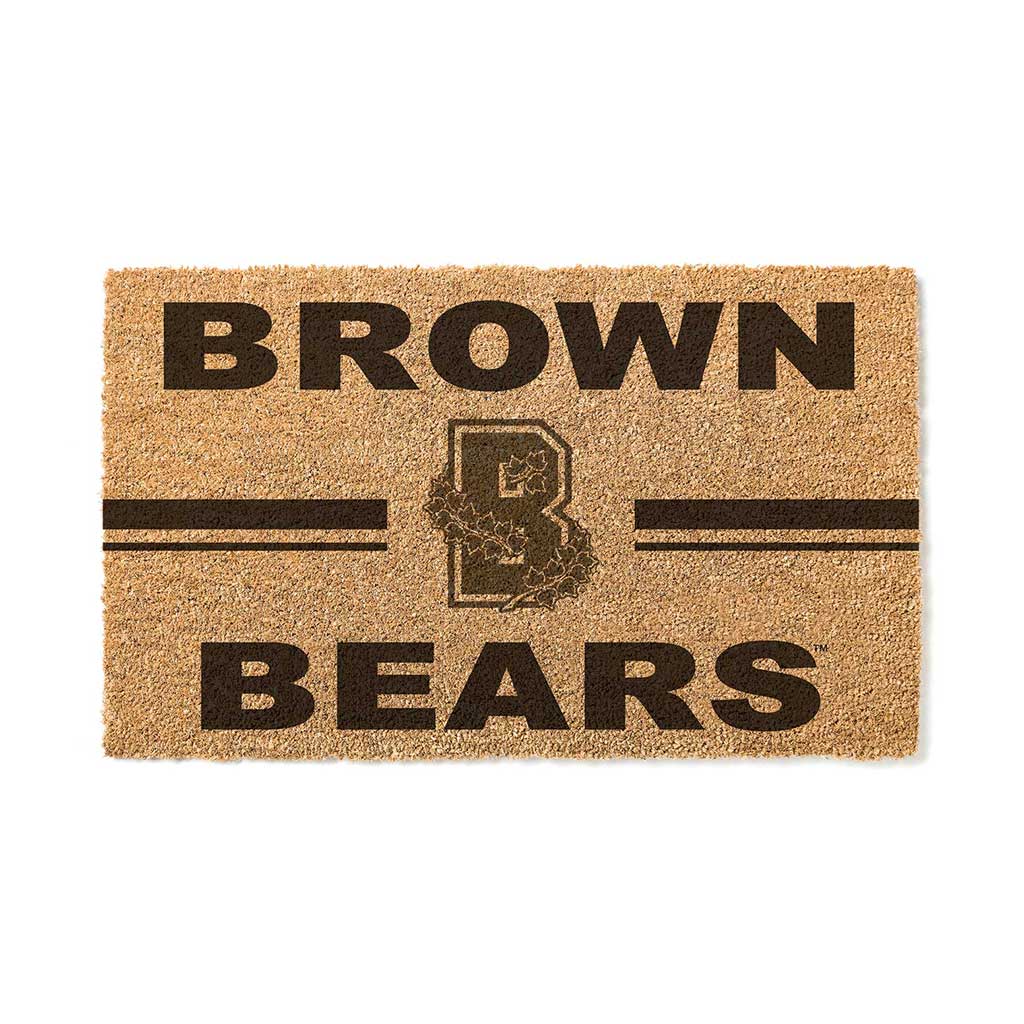 Team Coir Doormat Team Logo Brown Bears