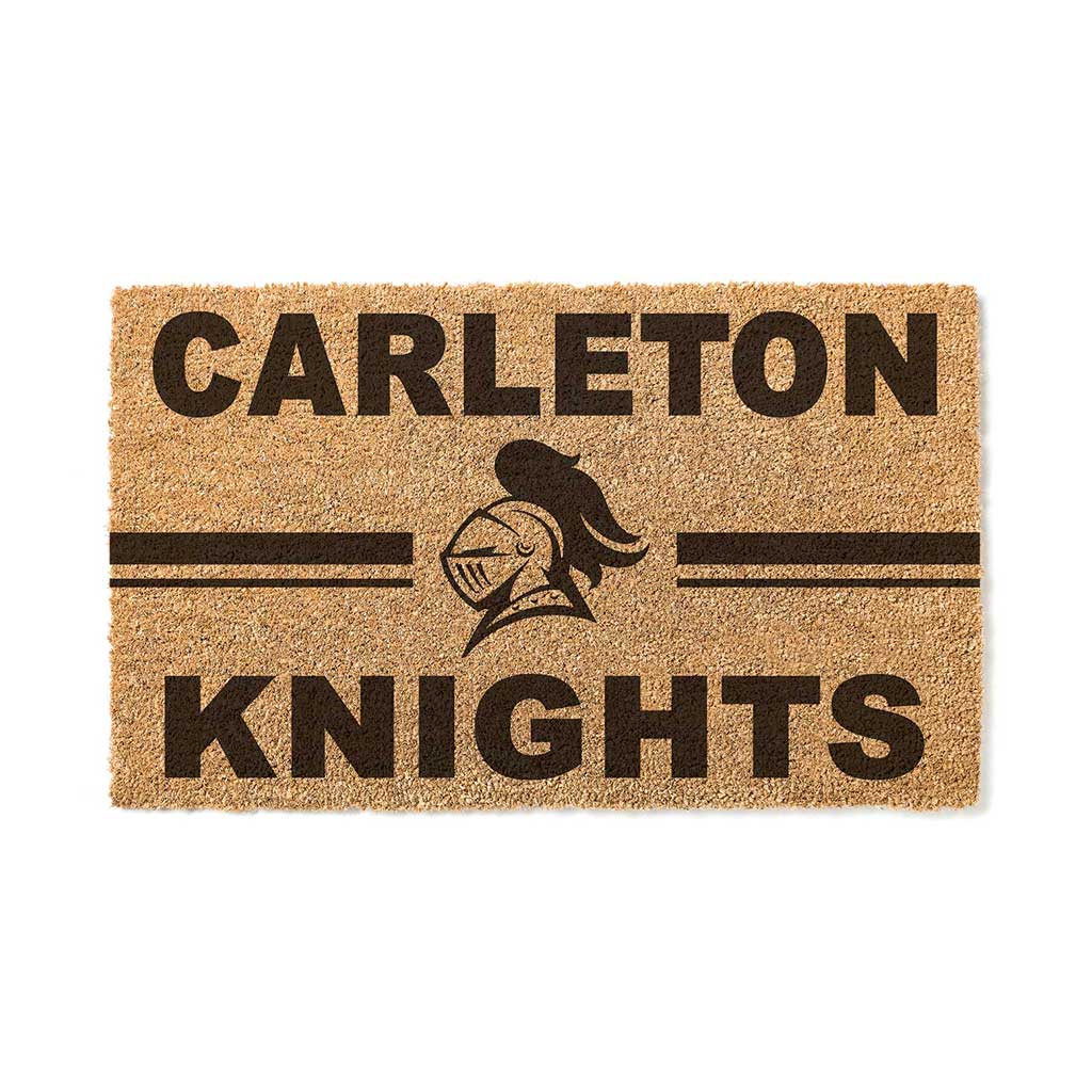 Team Coir Doormat Team Logo Carleton College Knights