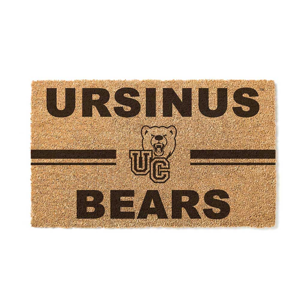 Team Coir Doormat Team Logo Ursinus College Bears