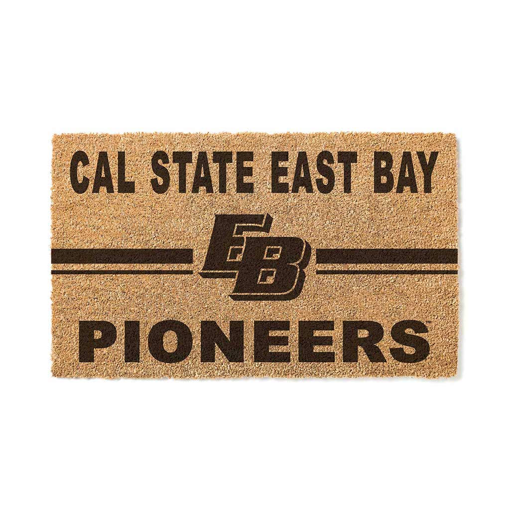 Team Coir Doormat Team Logo California State East Bay Pioneers