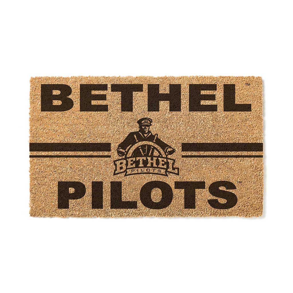Team Coir Doormat Team Logo Bethel University Pilots