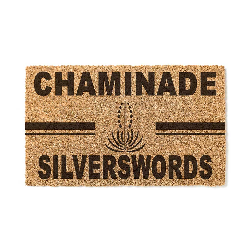 Team Coir Doormat Team Logo Chaminade University of Honolulu Silverswords