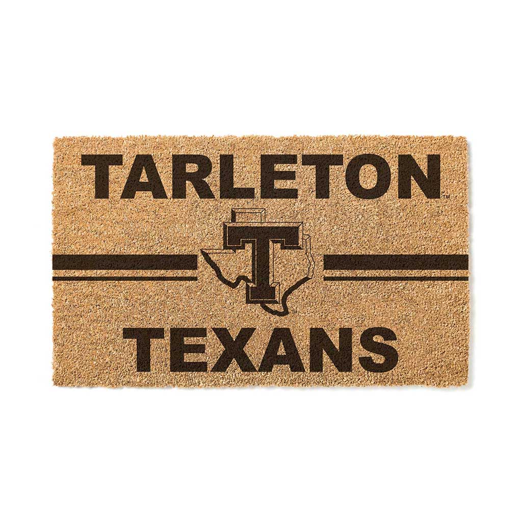 Team Coir Doormat Team Logo Tarleton State University Texans
