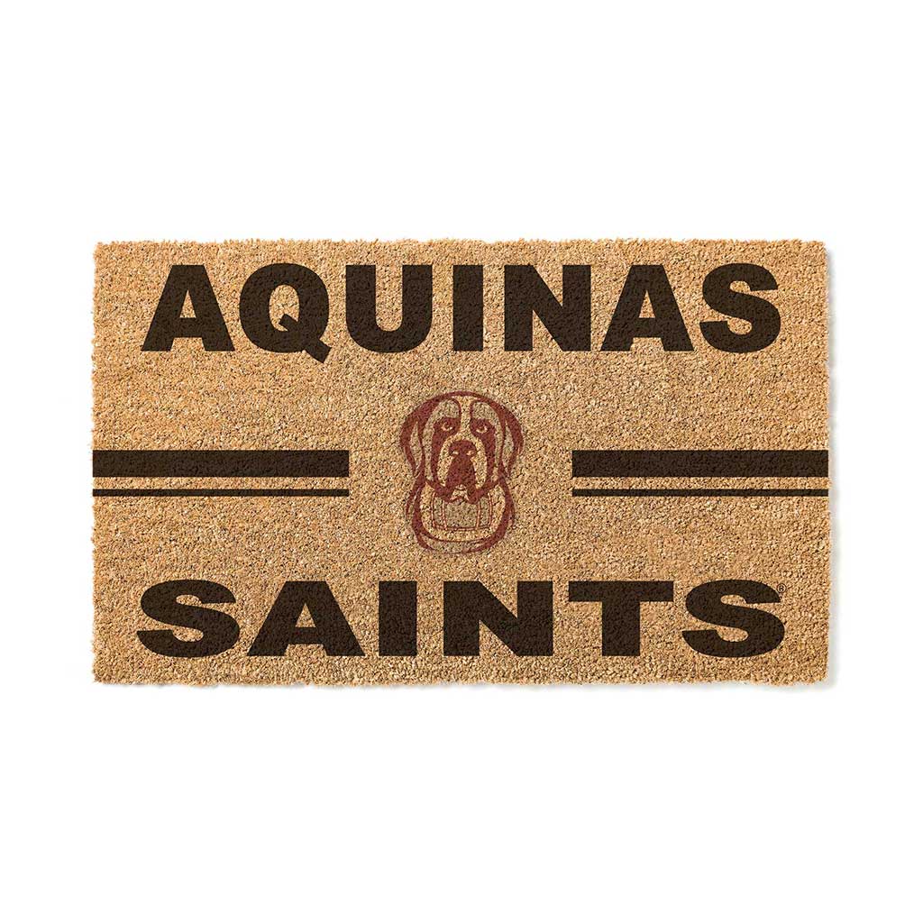 Team Coir Doormat Team Logo Aquinas College Saints