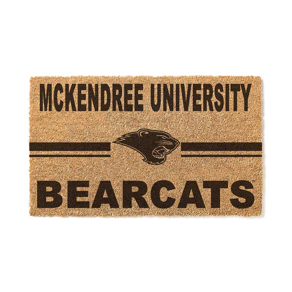 Team Coir Doormat Team Logo McKendree University Bearcats