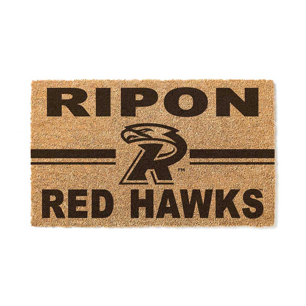 Team Coir Doormat Team Logo Ripon College Hawks