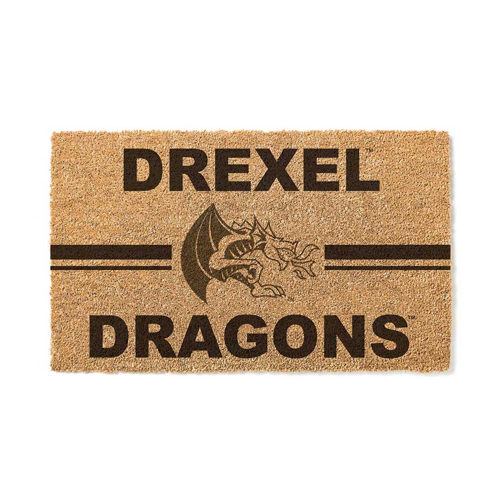Team Coir Doormat Team Logo Drexel Dragons