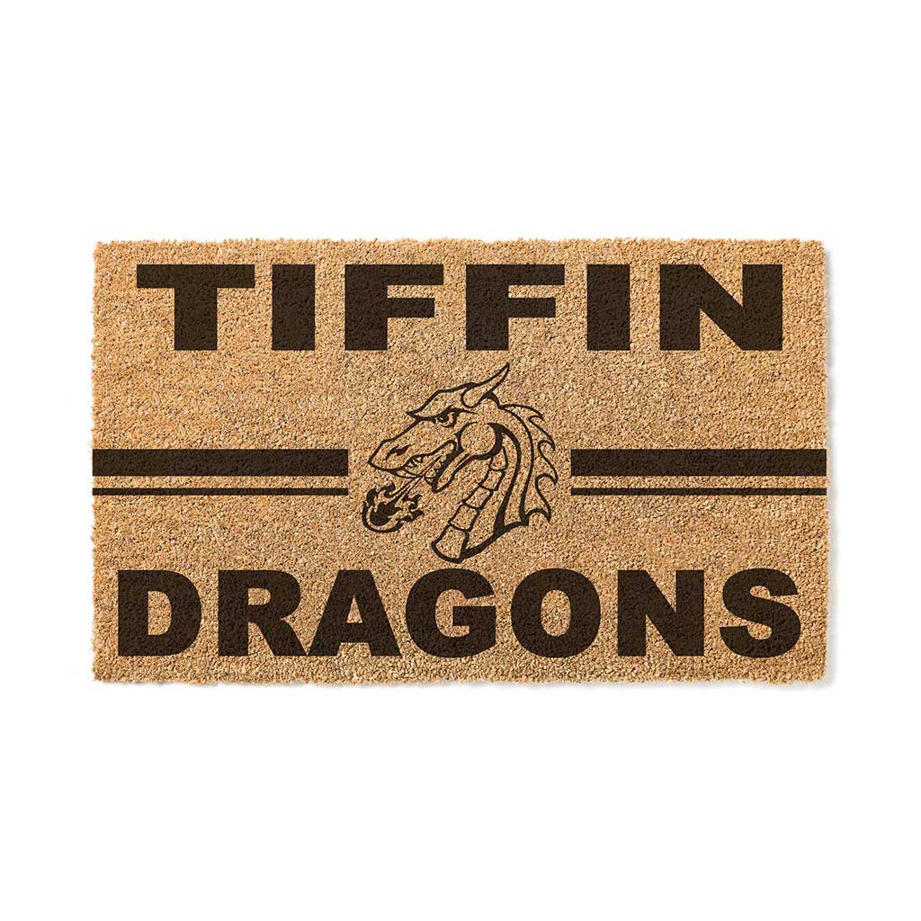 Team Coir Doormat Team Logo Tiffin University Dragons