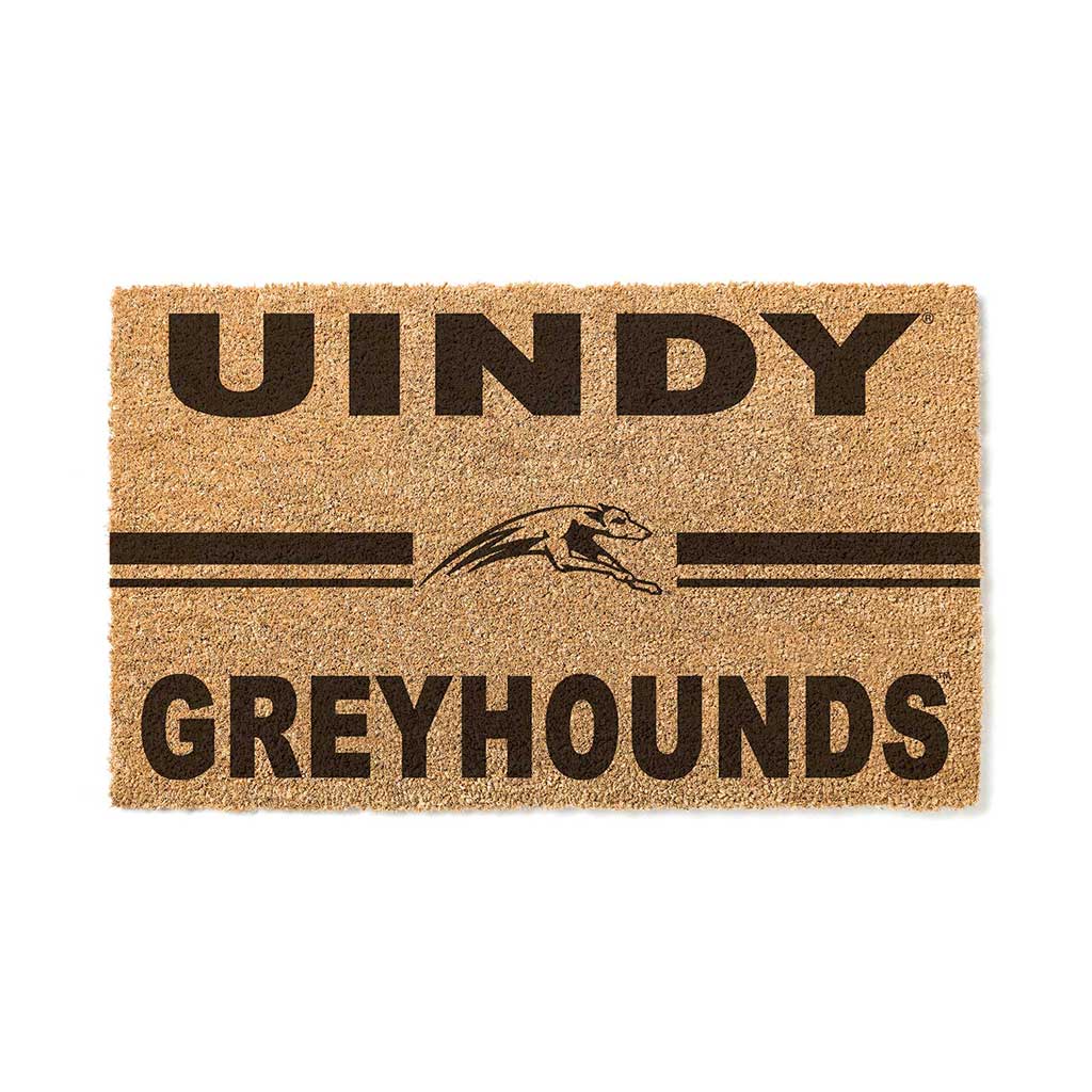 Team Coir Doormat Team Logo University of Indianapolis Greyhounds