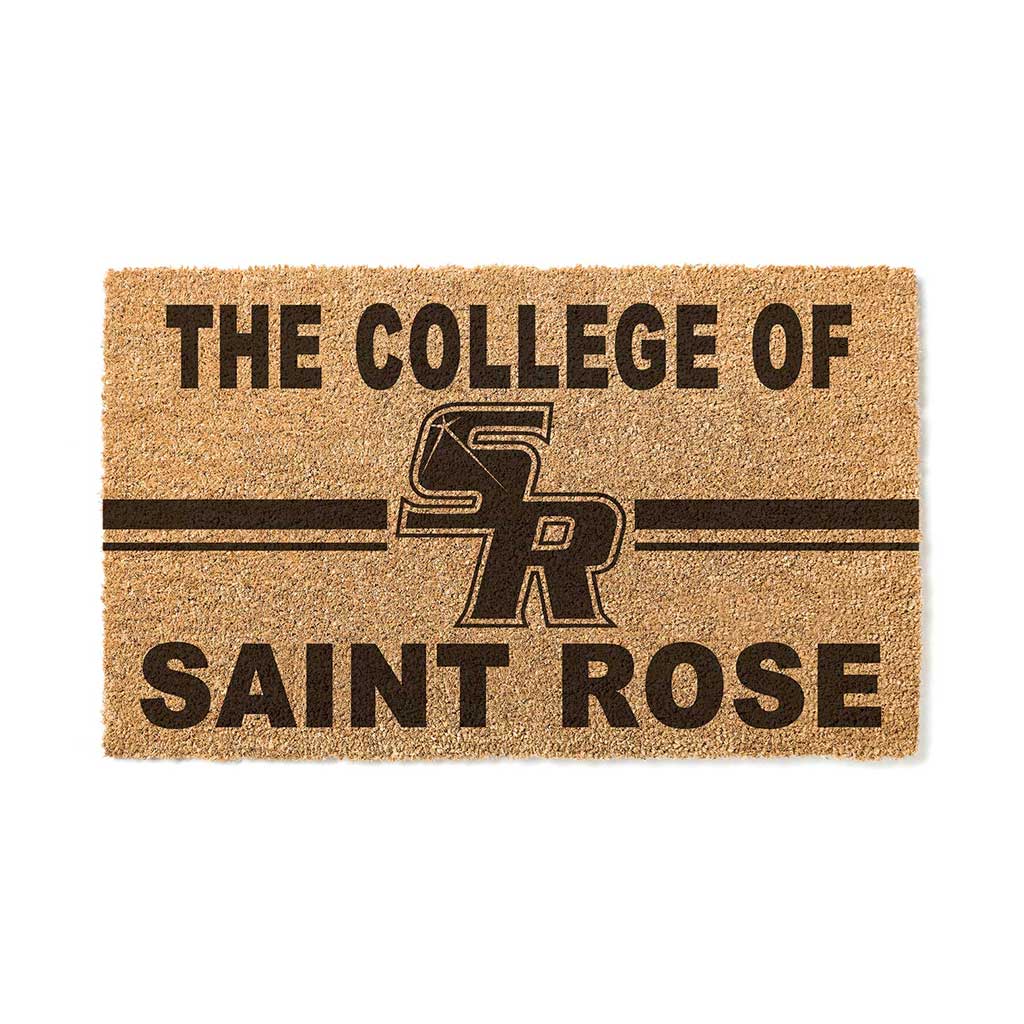 Team Coir Doormat Team Logo The College of Saint Rose Golden Knights