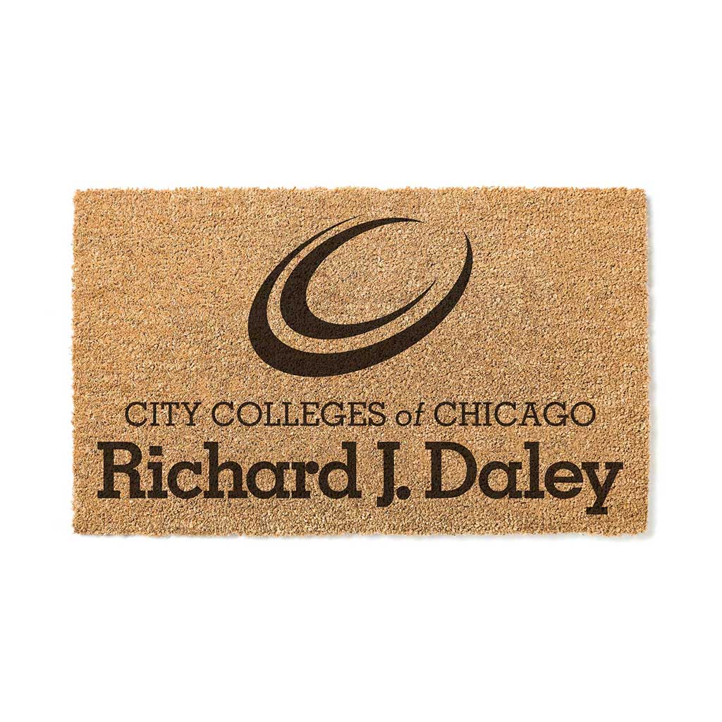 Team Coir Doormat Team Logo Richard J Daley College Bulldogs