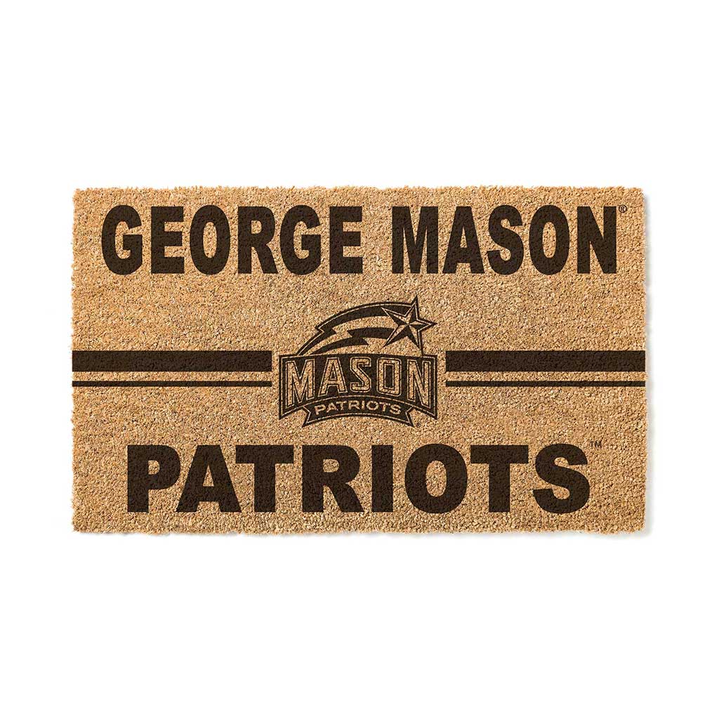 Team Coir Doormat Team Logo George Mason Patriots