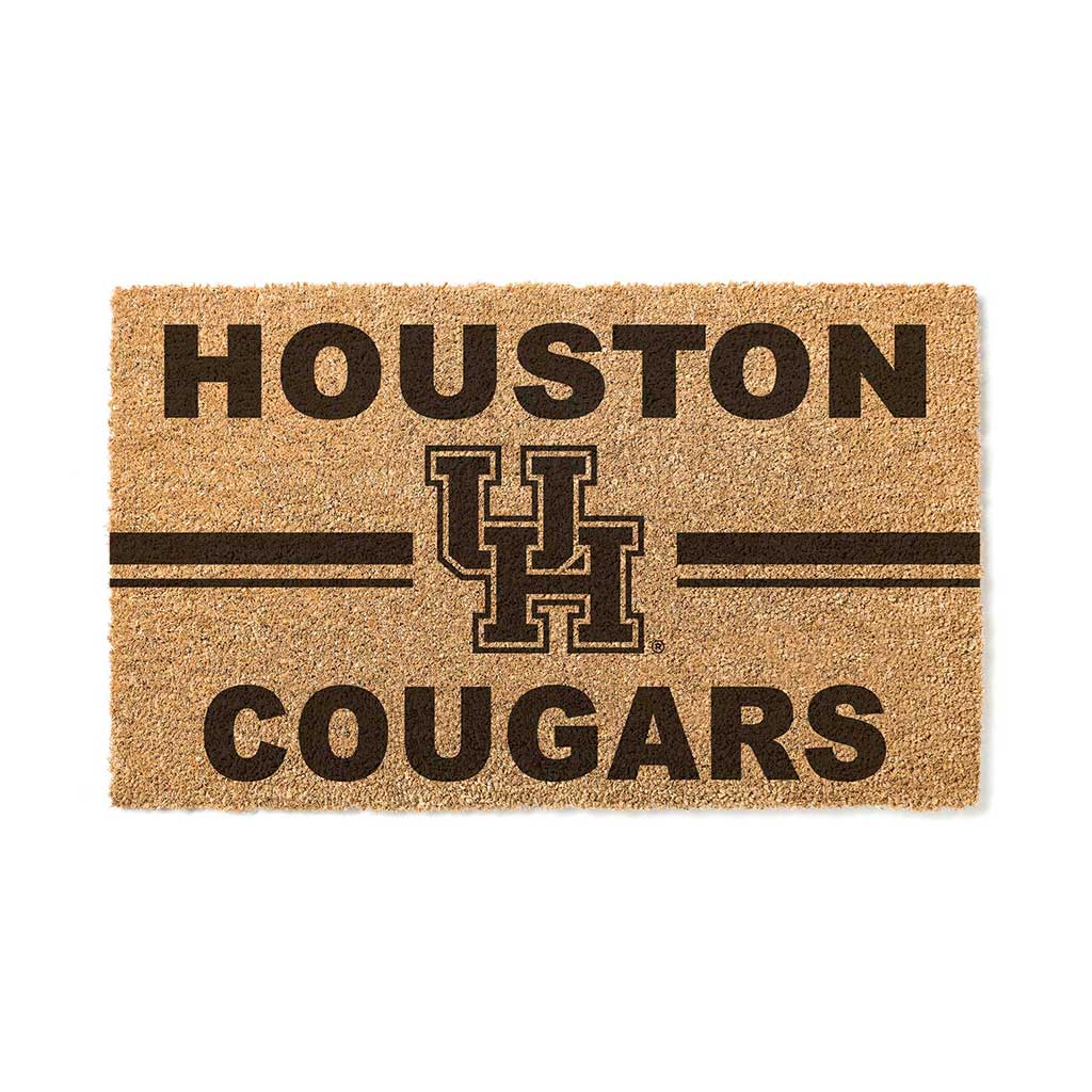 Team Coir Doormat Team Logo Houston Cougars