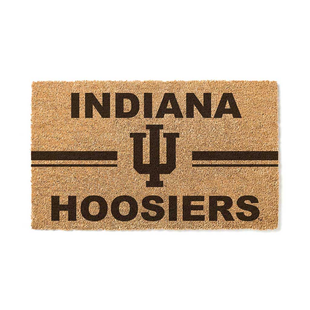 Team Coir Doormat Team Logo Indiana Hoosiers