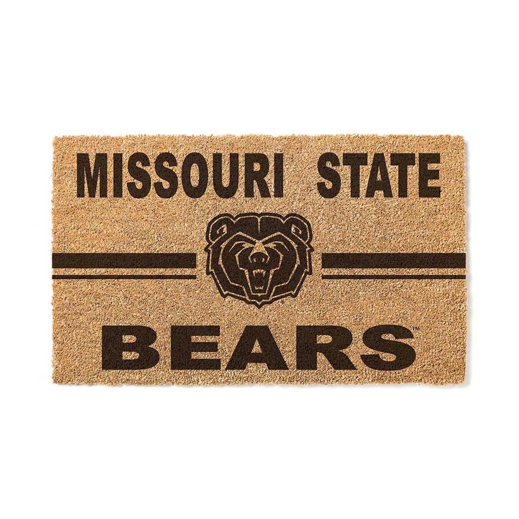 Team Coir Doormat Team Logo Missouri State Bears