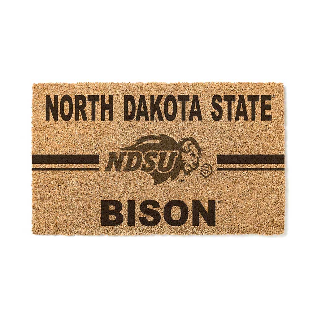 Team Coir Doormat Team Logo North Dakota State Bison