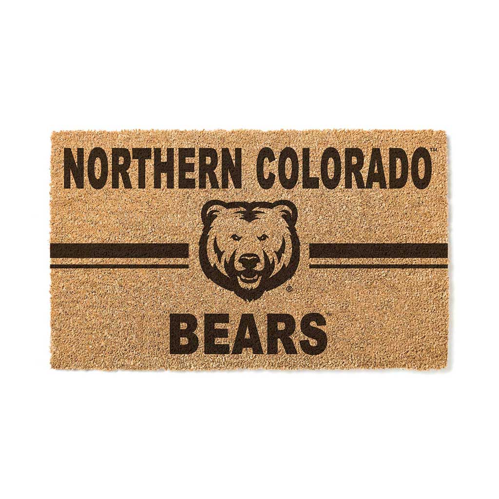 Team Coir Doormat Team Logo Northern Colorado Bears