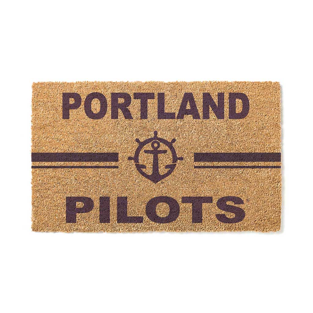 Team Coir Doormat Team Logo Portland Pilots