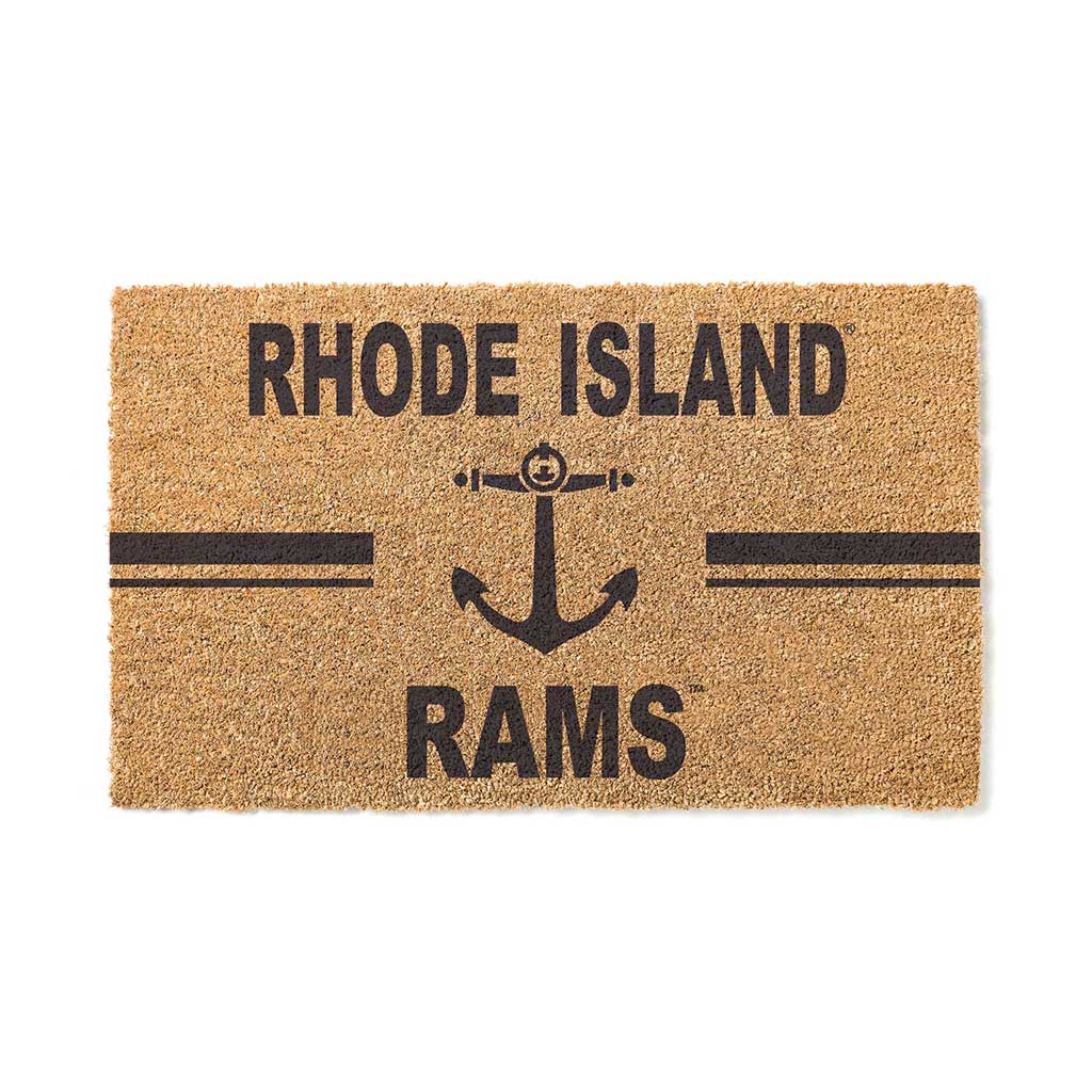 Team Coir Doormat Team Logo Rhode Island Rams