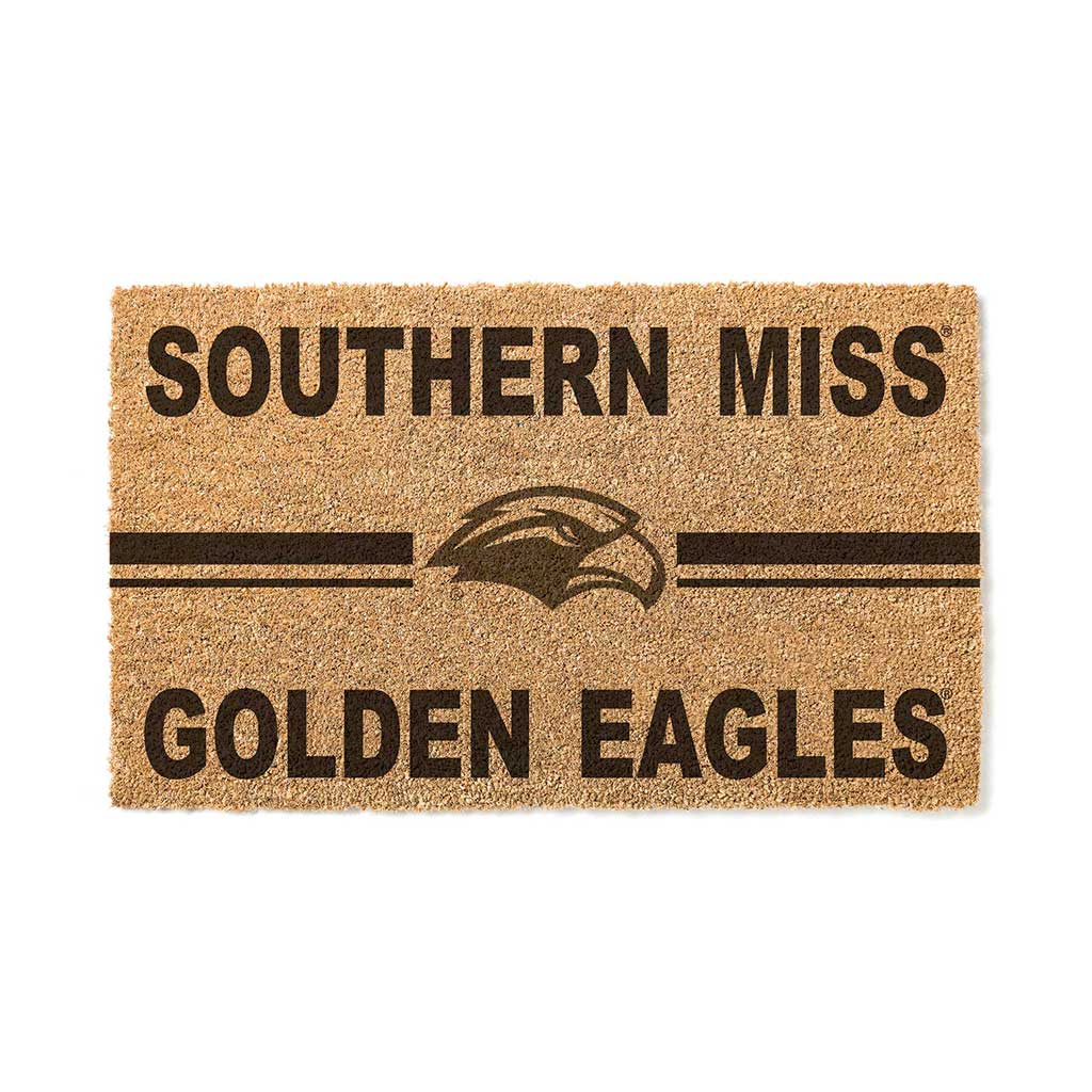 Team Coir Doormat Team Logo Southern Mississippi Golden Eagles
