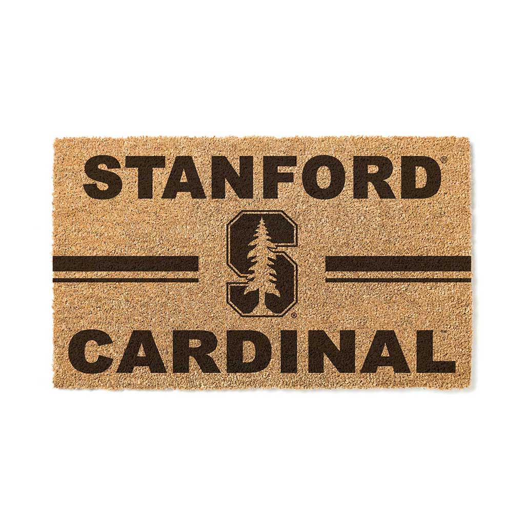 Team Coir Doormat Team Logo Stanford Cardinal color