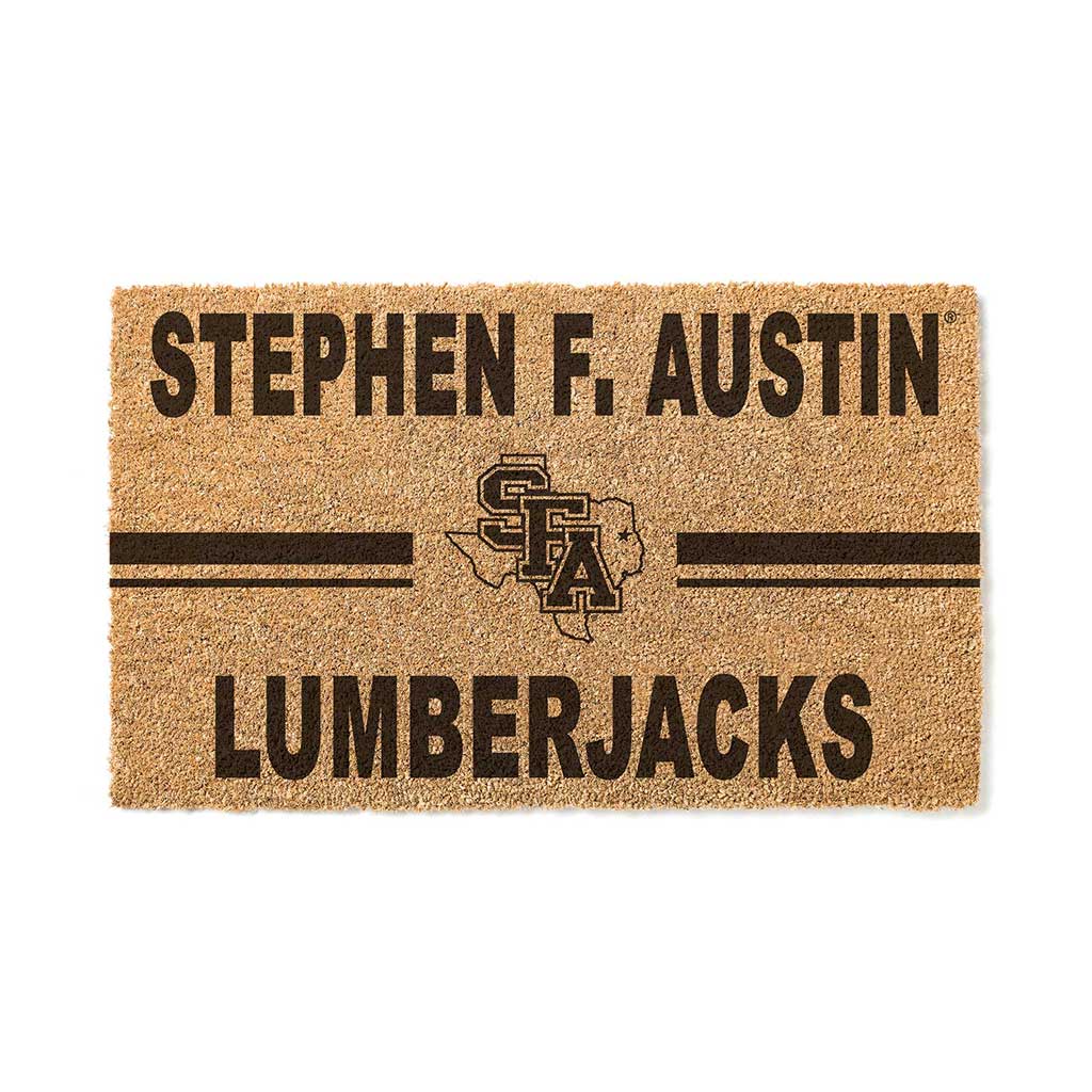 Team Coir Doormat Team Logo Stephen F Austin Lumberjacks