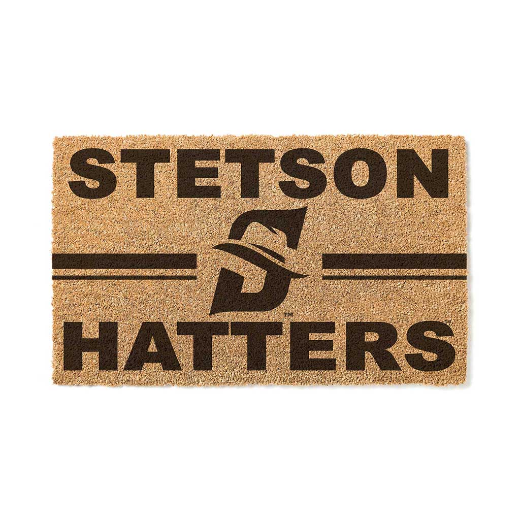 Team Coir Doormat Team Logo Stetson University Hatters