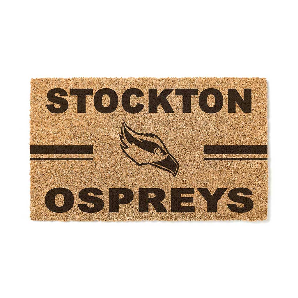 Team Coir Doormat Team Logo Stockton College