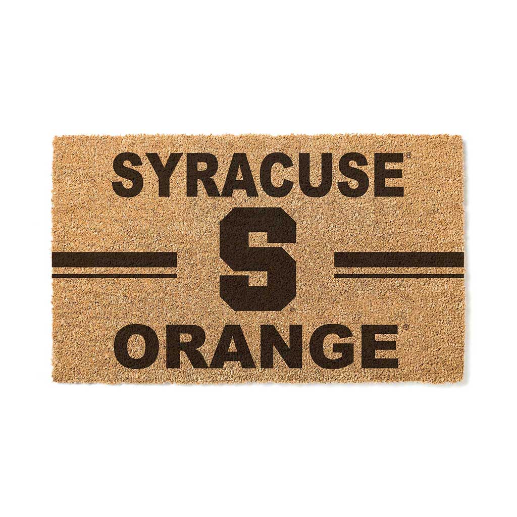 Team Coir Doormat Team Logo Syracuse Orange
