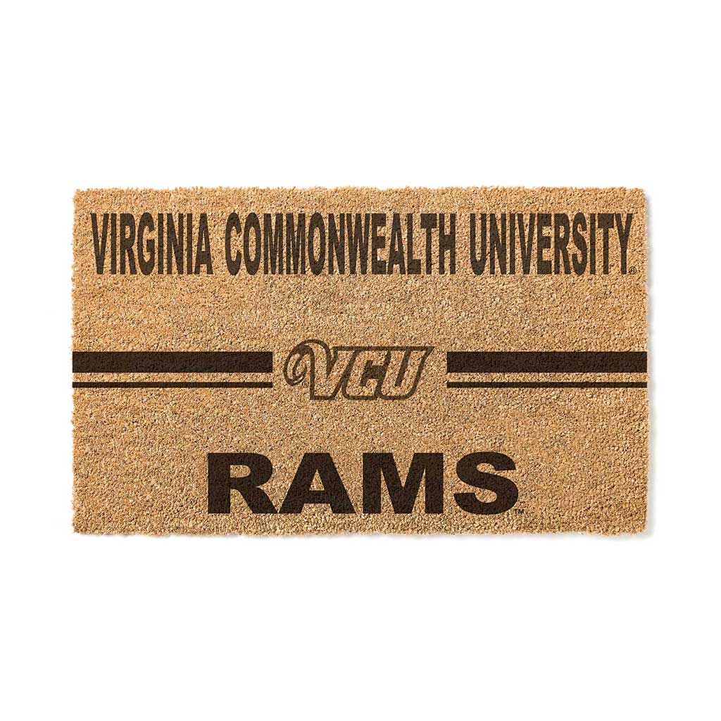Team Coir Doormat Team Logo Virginia Commonwealth Rams
