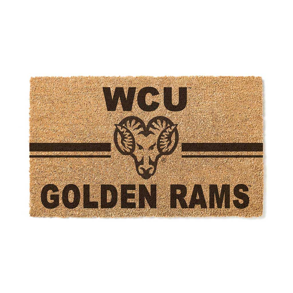 Team Coir Doormat Team Logo West Chester Golden Rams