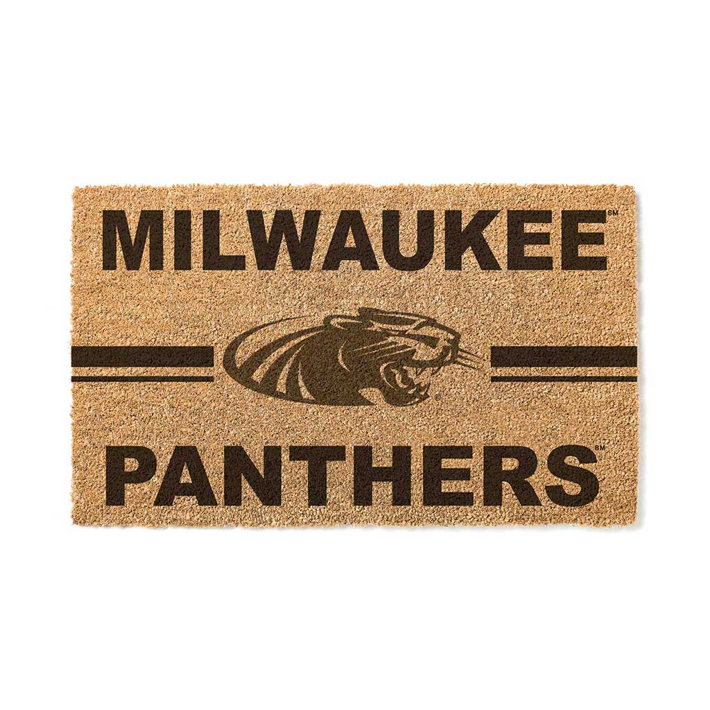 Team Coir Doormat Team Logo Wisconsin (Milwaukee) Panthers