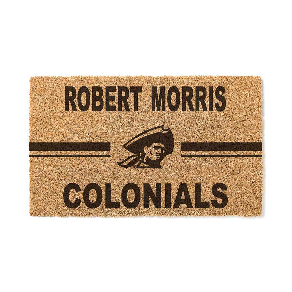 Team Coir Doormat Team Logo Robert Morris University Colonials